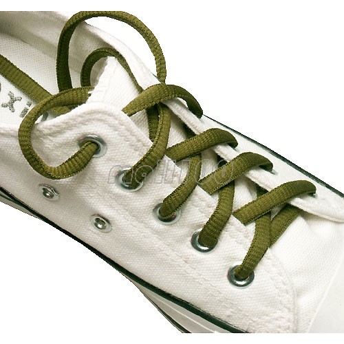45 Oval Sneaker Shoelaces Athletic Shoe Lace Green  